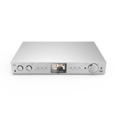 Hama Desk radio Internet, DAB+, DAB, FM Bluetooth, USB, Wi-Fi, Internet radio Silver