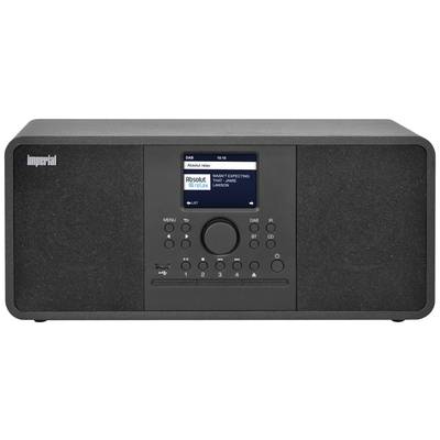 Imperial DABMAN i205 CD Internet radio CD player Internet, DAB+, FM USB, Wi-Fi, LAN, CD, Internet radio Black