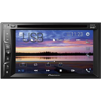Pioneer AVH-A3200DAB Double DIN monitor receiver DAB+ tuner, Bluetooth handsfree set, Rearview camera connector