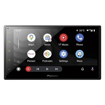 Pioneer SPH-DA360DAB Monitor receiver Bluetooth handsfree set, Android Auto™, Apple CarPlay, Rearview camera connector, DAB+ tuner
