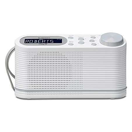 Roberts PLAY10W Play 10 DAB FM RDS Compact Portable Radio in White