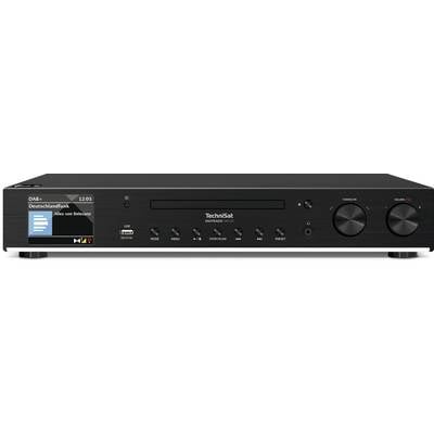 TechniSat DIGITRADIO 143 CD Radio adapter DAB, DAB+, Internet, FM AUX, Bluetooth, CD, USB, Wi-Fi, Internet radio Incl. remote control, Alarm clock Black