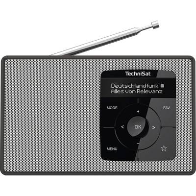TechniSat DIGITRADIO 2 Desk radio DAB+, FM DAB+, FM, Bluetooth Alarm clock Black/white