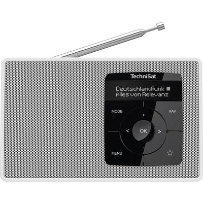 TechniSat DIGITRADIO 2 Desk radio DAB+, FM DAB+, FM, Bluetooth Alarm clock White
