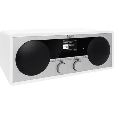 TechniSat DIGITRADIO 451 CD IR Internet desk radio Internet, DAB+, FM AUX, Bluetooth, USB, Wi-Fi, Internet radio Incl. remote control, Spotify White