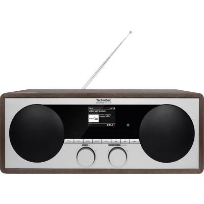 TechniSat DIGITRADIO 451 CD IR Internet desk radio Internet, DAB+, FM AUX, Bluetooth, USB, Wi-Fi, Internet radio Incl. remote control, Spotify Wood (dark)