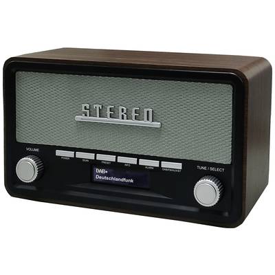 UNIVERSUM DR 350-21 Desk radio DAB+, FM AUX, Bluetooth Alarm clock Brown