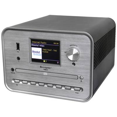 soundmaster ICD1050SW CD player Silver Internet radio , DAB+, Wi-Fi, USB, Speakers