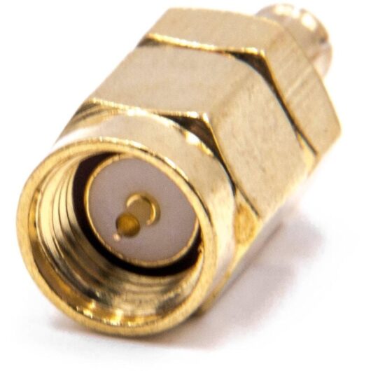 Vhbw - mcx Adapter (m) to sma plug for lan Devices, Coaxial Cables, WiFi Antennae, Radio Scanners & Transceivers - hf Coaxial Adapter