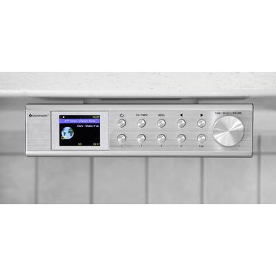 soundmaster IR1500SI Internet radio base component Internet, DAB+, FM Bluetooth, Wi-Fi, Internet radio Hands-free Silver