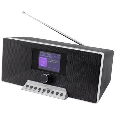 soundmaster IR3500SW Internet desk radio Internet, DAB+, FM AUX, Bluetooth, USB, Wi-Fi, Internet radio Battery charger, Incl. remote control, Spotify, Alarm