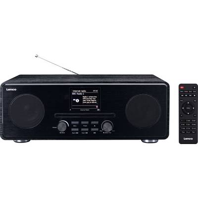 Lenco Lenco DIR-260BK - Internetradio mit DAB+ und FM-Radio, CD/MP3-Player, Bluetooth Internet portable radio