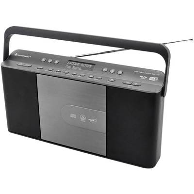 soundmaster RCD1870SW Radio CD player DAB+, FM AUX, CD, DAB+, MP3, FM Grey, Black