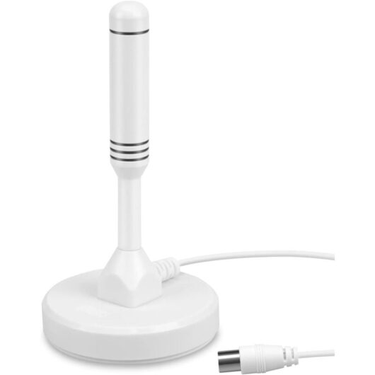 Gotrays - Powerful Indoor tnt hd tv Antenna Belgium - August DTA240 Digital and Digital uhd, Magnetic, Small, Portable, Discreet, uhf vhf for Living