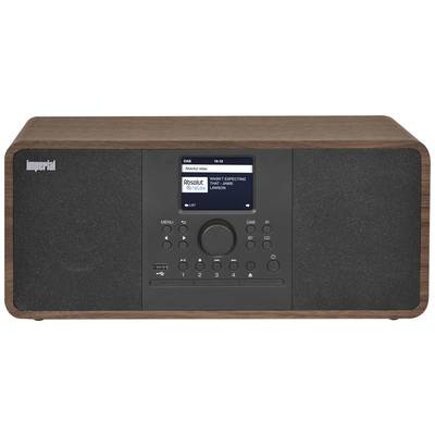Imperial DABMAN i205 CD Internet radio CD player Internet, DAB+, FM USB, Wi-Fi, LAN, CD, Internet radio Wood