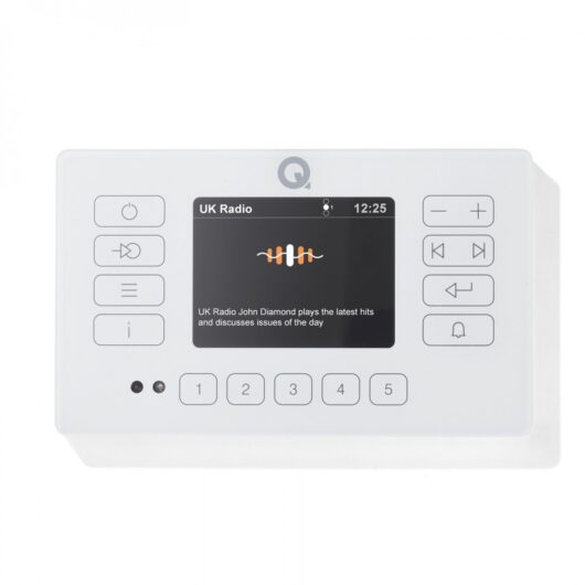 Q Acoustics E120 Bluetooth and DAB/FM Radio Music System, White