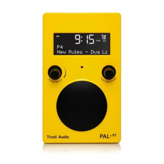 Tivoli Audio Pal+ BT Portable Radio, Yellow