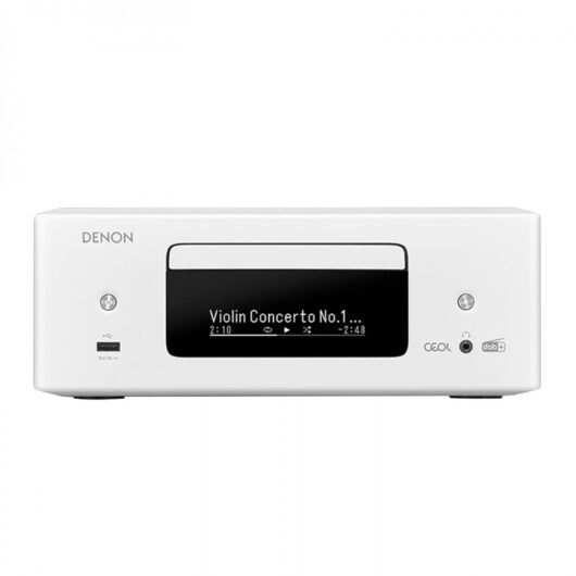 Denon RCD-N12 DAB Network Mini System, White