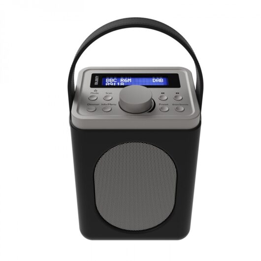 Majority Little Shelford DAB Portable Radio with Bluetooth, Black / Grey
