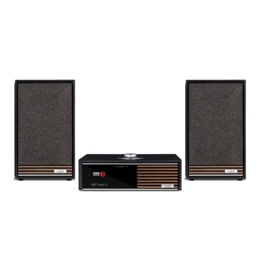 Ruark R610 Integrated Music System with Sabre-R Bookshelf Speakers (Pair) Charcoal