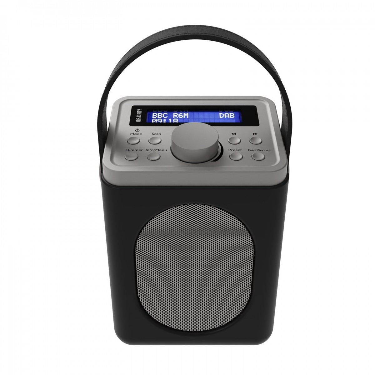 Majority Little Shelford DAB Portable Radio with Bluetooth Black / Grey