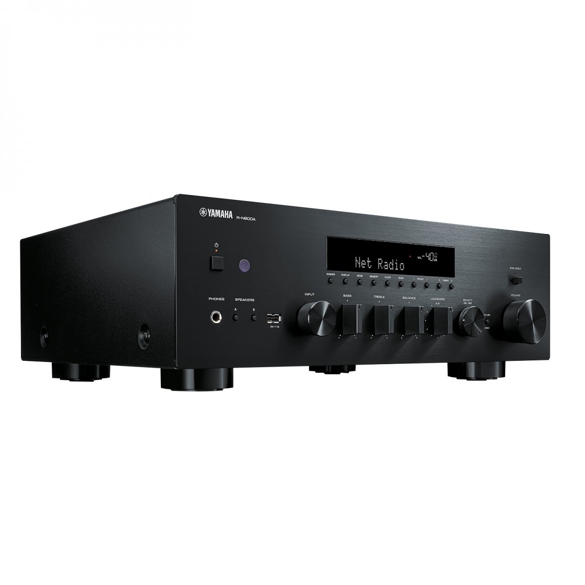 Yamaha R-N600A 80W Network Receiver Black