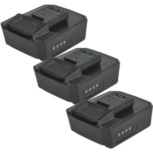 vhbw 3x Battery compatible with Hilti PM 40-MG, PR 2-HS A12, PR 3-HVSG, PR 3-HVSG A12, PR 30-HVS A12 Electric Power Tools (2000 mAh, Li-ion, 10.8 V)