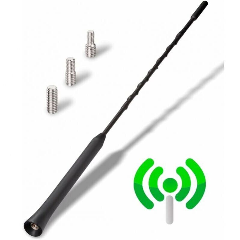 28 cm powerful car antenna - universal car radio antenna for all car models - car radio antenna with high-quality dab-fm reception - car roof antenna