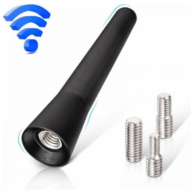 Car fm dab Antenna, Car Radio Antenna, 5 cm Short Mini Car Antenna with Powerful fm/am/dab Reception Function