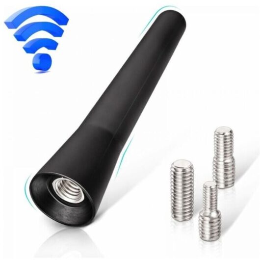 Never used] Car fm dab Antenna, Car Radio Antenna, 5 cm Short Mini Car Antenna with Powerful fm/am/dab Reception Function