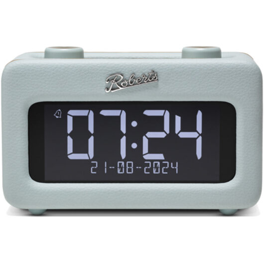Roberts Revival Rest DAB DAB+ FM Bluetooth Bedside Clock Radio Duck Egg