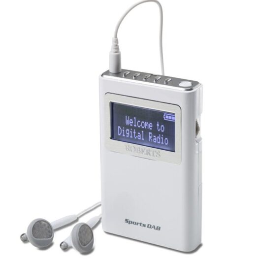 Roberts SPORTS DAB 5 Portable DAB DAB+ FM Radio White