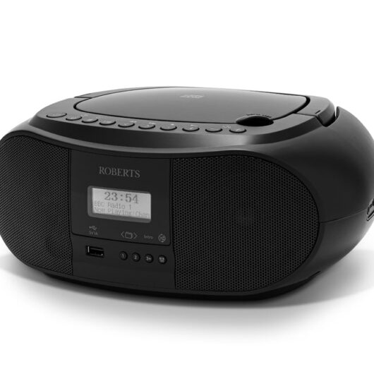 Roberts Zoombox 4 Portable CD Player DAB DAB+ FM RDS Bluetooth Black